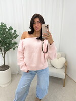 Off Shoulder Trui Jade 315 Roze (pre-order 26-01)