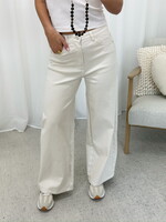 Wide leg jeans G129Y-C creme