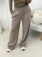 Pantalon Julie JS2207 taupe   (pre order +/- 12 febr)