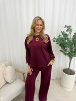 2 delig set Bibi JS2209 burgundy