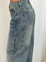 Barrel jeans LM379 blauw