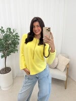 Lange mouwen trui Kiki JS2224 geel