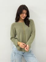 Lange mouwen trui Kiki JS2224 army