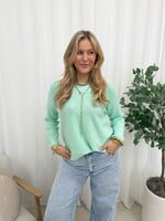 Lange mouwen trui Kiki JS2224 mint