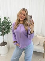 Lange mouwen trui Kiki JS2224 lila