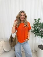 Korte mouwen trui Kiki JS2225 oranje