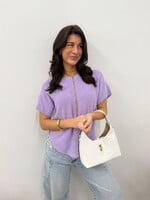 Korte mouwen trui Kiki JS2225 lila