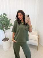 Tweedelig set Norah JS2231 army  (pre order 23-3)