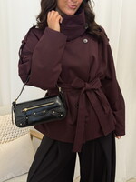 Trenchcoat Georgina W25212B burgundy