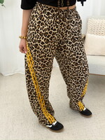 Striped leopard jogger Sophie JS2232 geel