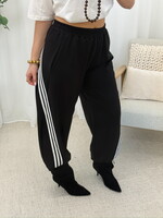 Striped jogger Sophie JS2232 zwart (pre-order 20-04)
