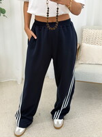 Striped jogger Sophie JS2232 donkerblauw (pre order 19-3)