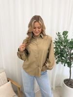 Blouse Maan 26cy618 camel
