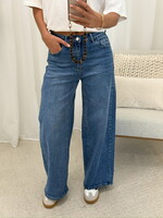 Wide leg jeans G129Y-D2 blauw