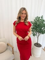 Jurk Mira 27142 rood