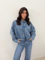 Spijker jack WHO190 blauw