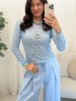 Lace Top Tiana JS2247 blauw  (pre-order 21-04)