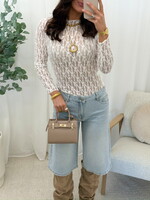 Lace Top Tiana JS2247 wit  (pre-order 21-04)