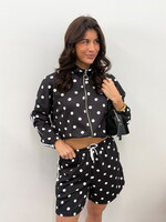 Polka dots jasje Evy JS2260 zwart