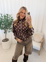 Polka dots jasje Evy JS2260 choco (pre order 20-4)