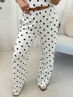 Polka dots broek Evy JS2263 wit