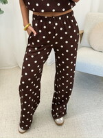 Polka dots broek Evy JS2263 choco