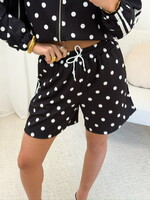 Polka dots short Evy JS2261 zwart