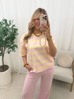 2 delig set Naomi JS2255 roze/geel