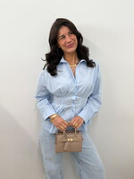 Getailleerde blouse Lena JS2236 blauw