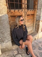 Polka dot jasje JS2269 Pien zwart