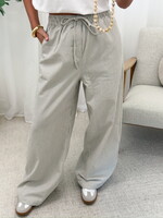 Linnen broek Maud 51059B gris