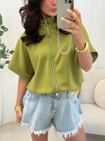 Zip vest Linn JS2301 groen