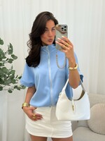 Zip vest Linn JS2301 blauw