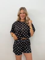 2 delig set polka dots JS2287 zwart