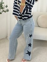 Wide leg jeans Ster WHO172-3 blauw