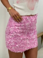 Pailletten rok W48215 pink