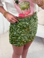 Pailletten rok W48215 vert