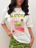 T shirt Matcha 372 wit