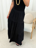 Maxi rok Esther JUP-74 zwart