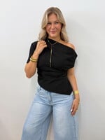 Off schoulder top Rachel M789 zwart