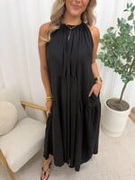 Maxi jurk Charlotte BR5890 zwart