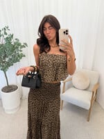 Corset top Leo 81388 leopard