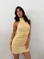 Lace jurk Loua 15855-1 geel