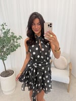 Polka dots playsuit Elsa 4982 zwart