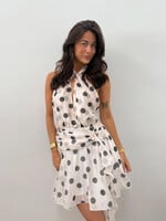 Polka dots playsuit Elsa 4982 off-white