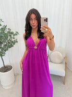 Maxi jurk Sun JS2317 magenta
