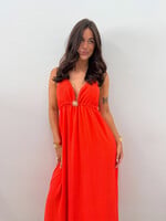 Maxi jurk Sun JS2317 oranje