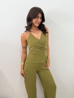 Jumpsuit Emely H4564 khaki