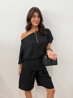 Off schoulder top Nina JS2268 zwart