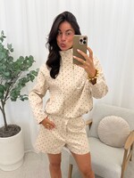 Polka dot set Vivian ES2180 beige